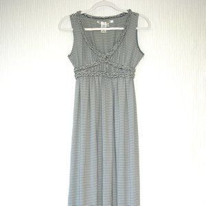 Max Studio Stripe Braided Sleeveless Maxi Dress Size XS